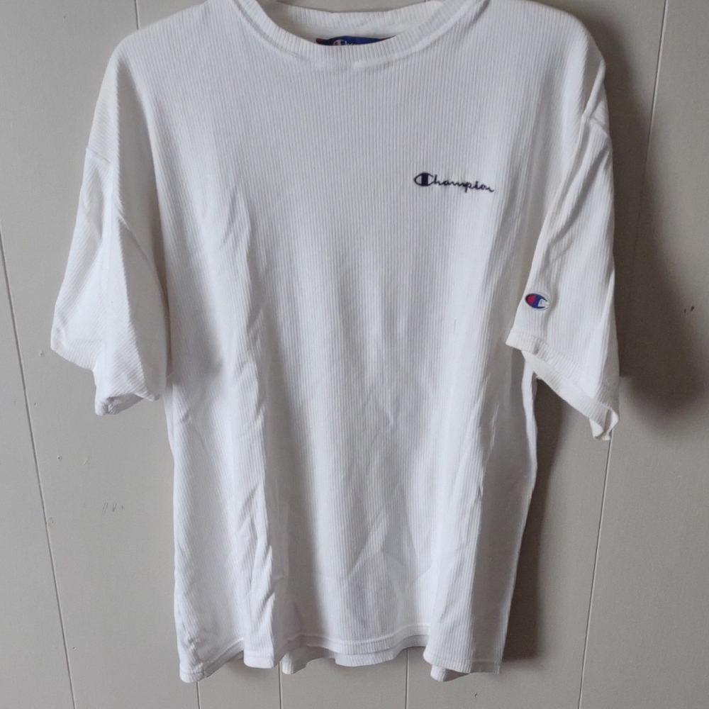 Champion Mens Ribbed T